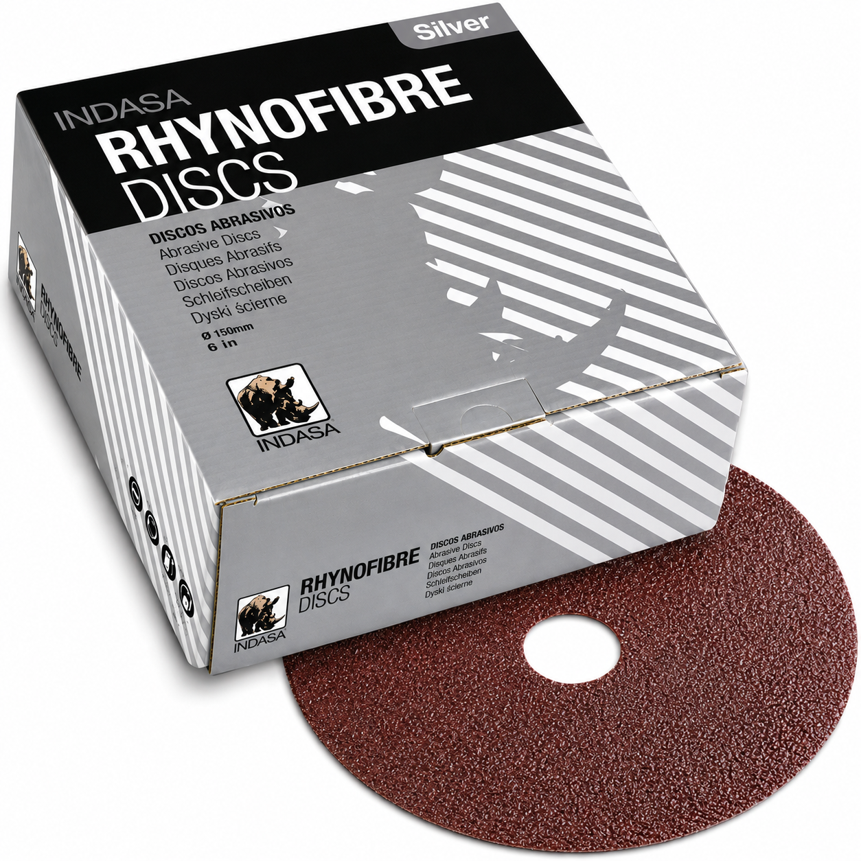 INDASA 7" RHYNOFIBRE (25pk)