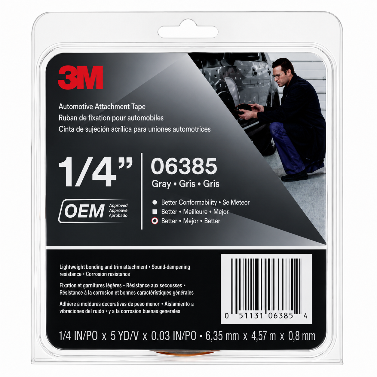 3M™ Automotive Acrylic Plus Attachment Tape 06385