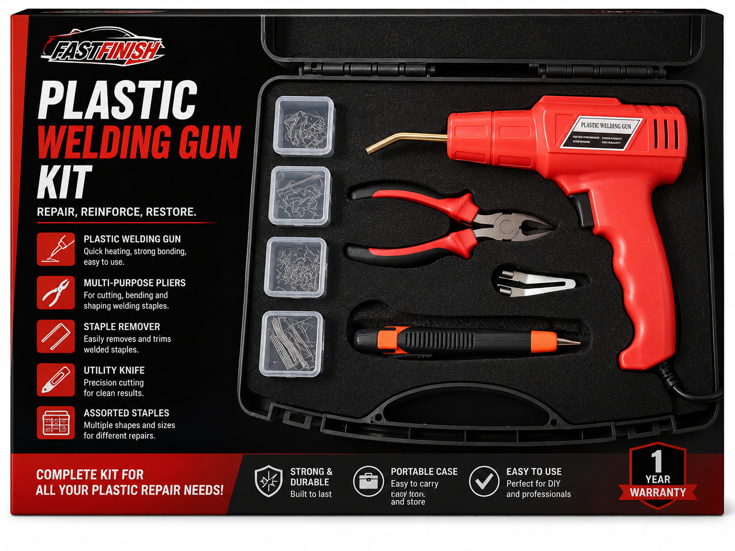 Plastic Welder Kit for Bumper Repair