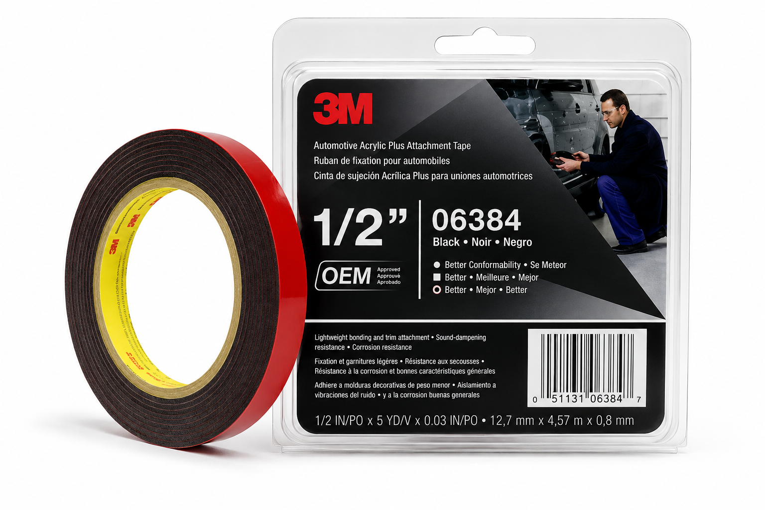 3M™ Automotive Acrylic Plus Attachment Tape 06384