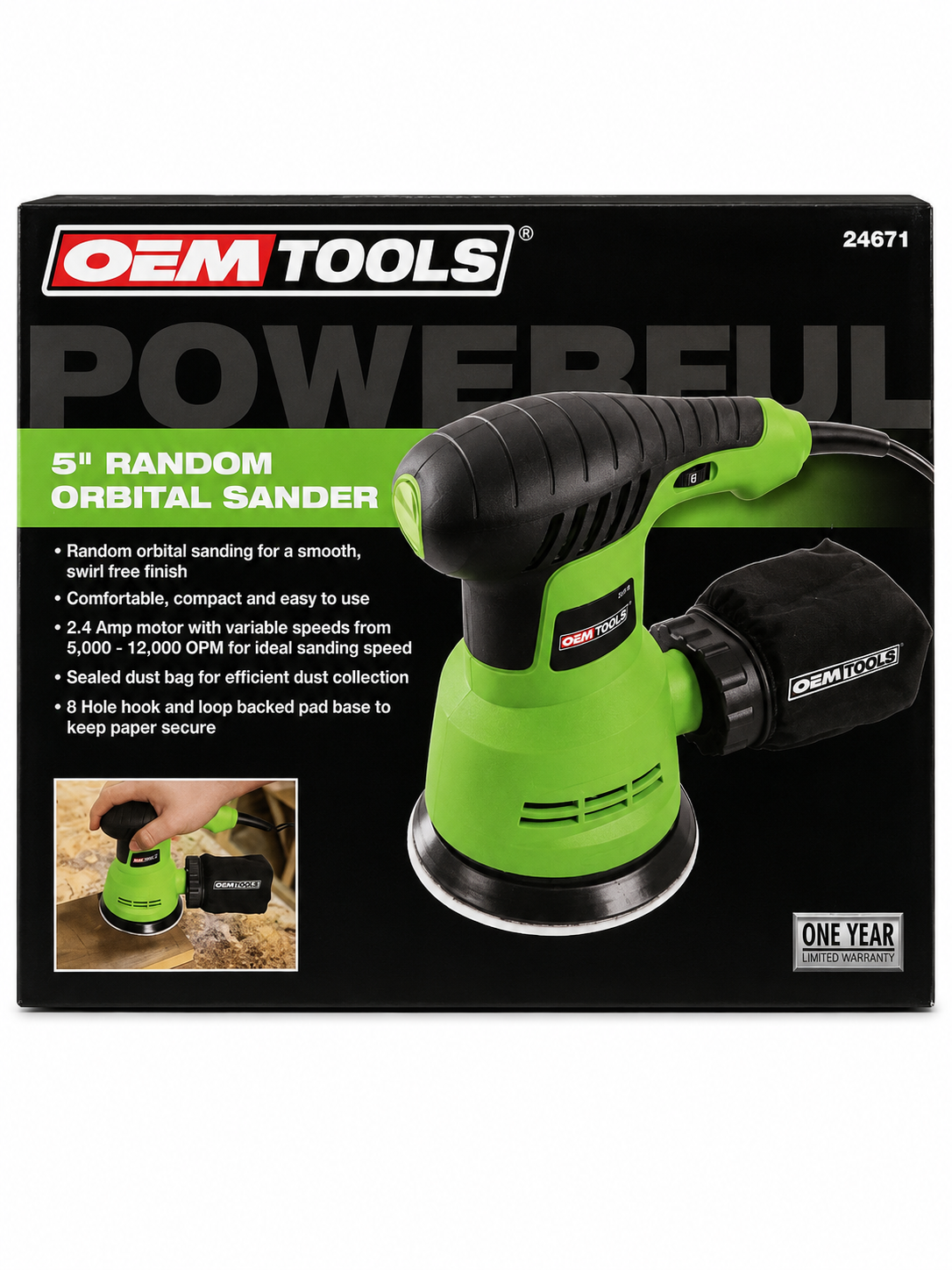 Electric Orbital Sander 5"