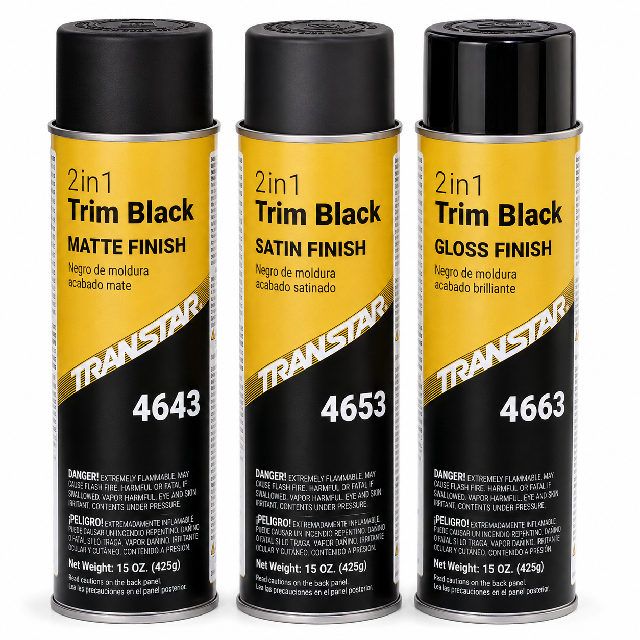 TRANSTAR TRIM BLACK 15oz