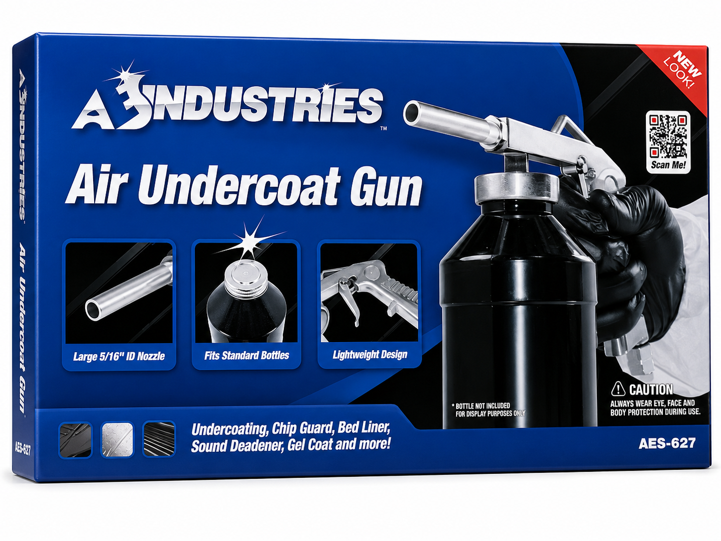 Air undercoat gun